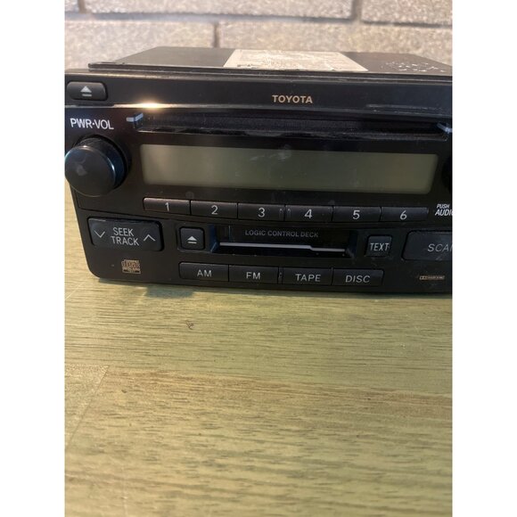 Toyota Fujitsu Ten 86120-35220 Logic Control Deck AM/FM Cassette Stereo Radio - Picture 7 of 7